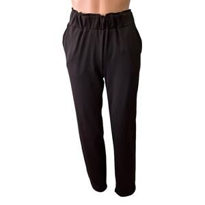 Joie Black Leggings XS Pullon Wide Elastic Waistband Stretchy Comfortable Preppy